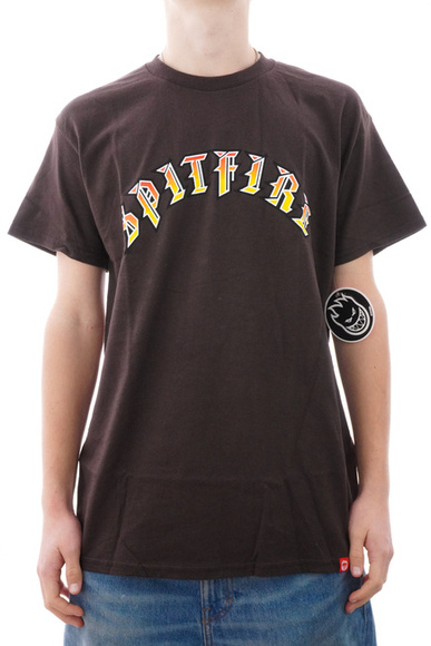 Tričko Spitfire - Old E FD FL (čokoláda)