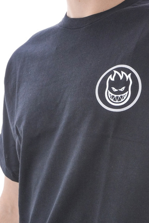 Tričko Spitfire - Classic Swirl Overlay černá/bílá/šedá