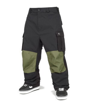 Snowboardové kalhoty Volcom - NWRK Baggy (černé)
