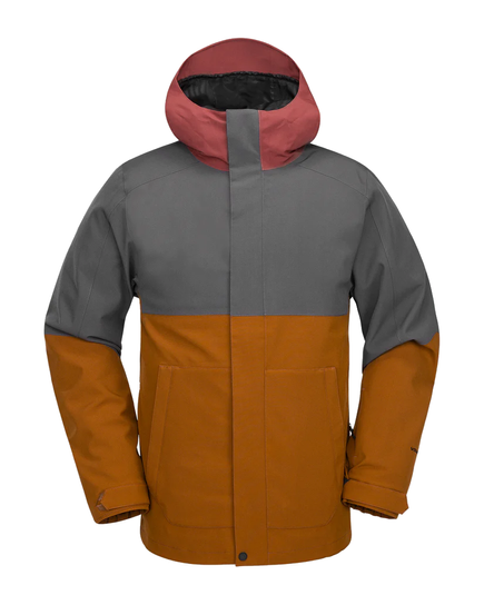 Snowboardová bunda Volcom - Brighton Full Zip Jacket (karamelová)