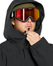 Snowboardová bunda Volcom - Brighton Full Zip Jacket (černá)