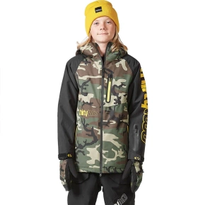 Dětská snowboardová bunda ThirtyTwo - Youth Grasser Insulated JR (black/camo)