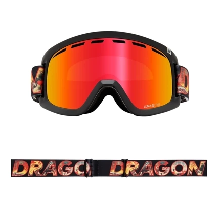 Brýle Dragon D1 OTG - Klash Lumalens Red Ionized & Lumalens Rose Lens
