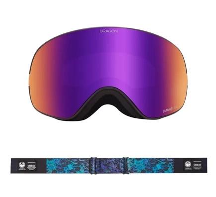 Brýle Dragon X2s - Black Pearl (LL purple Ion + LL amber free lens)