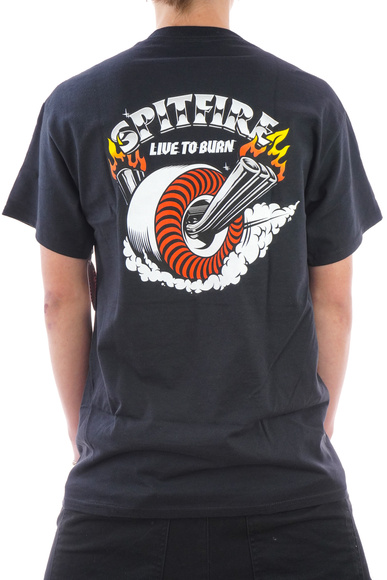 Tričko Spitfire - PKT Burnout (černá/multi)