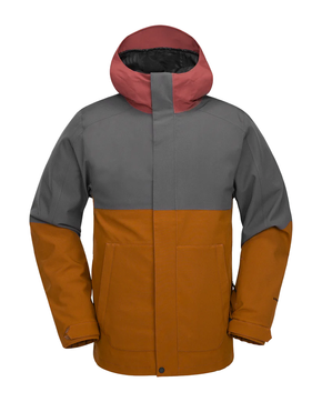 Snowboardová bunda Volcom - Brighton Full Zip Jacket (karamelová)