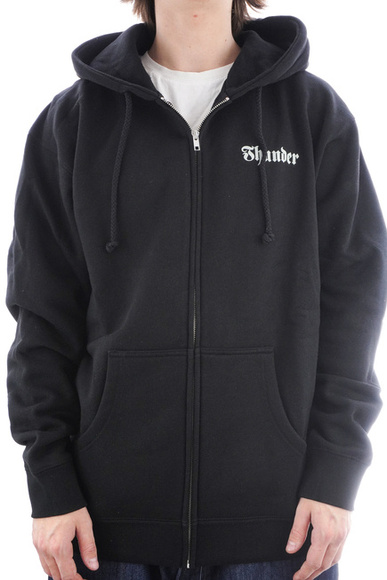 SweatshirtThunder - Mikina s kapucí Zip Worldwide (černá/šedá/zelená)