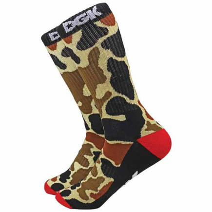 Ponožky DGK - Undivided Crew (camo)