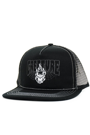 Baseballová čepice Creature - Bonehead 2 Relic Mesh Trucker (černá) 