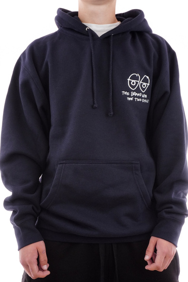 Mikina Krooked - Two Eyes Emb (navy)