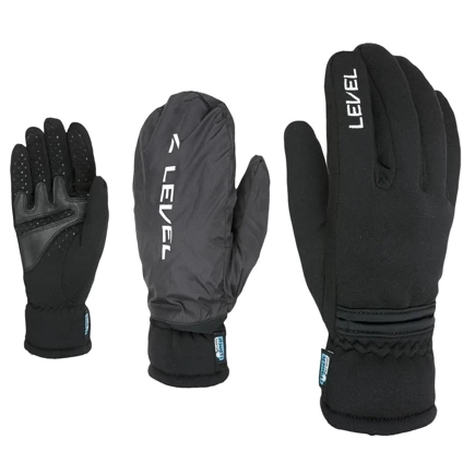Snowboardové rukavice Level - Trail Polartec I-Touch (černé)