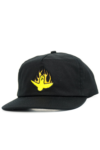 Kšiltovka Krooked - Fire Bird snapback (černá)