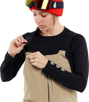 Dámské snowboardové kalhoty Volcom - Swift Bib Overall (černé)