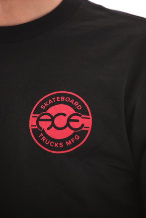 Ace - Retro dres s dlouhým rukávem černý