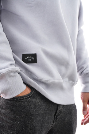 Mikina Elade - Crewneck icon mini logo (světle šedá)