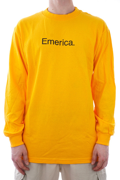 Dlouhý rukáv Emerica - Eff Corporate (zlatý)