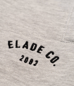 Elade - Klasické bavlněné šortky (světle šedé)