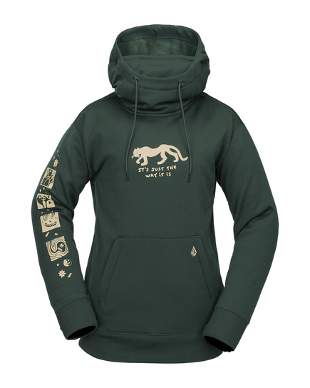 Dámská snowboardová mikina Volcom - Riding Hydro Pullover (sacrab)