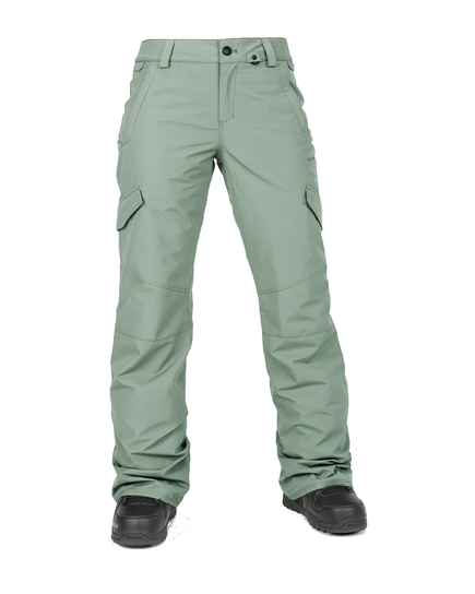 Dámské snowboardové kalhoty Volcom - Bridger Ins (lichen green)