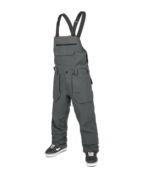 Snowboardové kalhoty Volcom - Roan BIB Overall (charcoal)