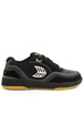 Boty Cariuma - Uba Pro Black Suede And Mesh Silver Cloud Logo Sneaker