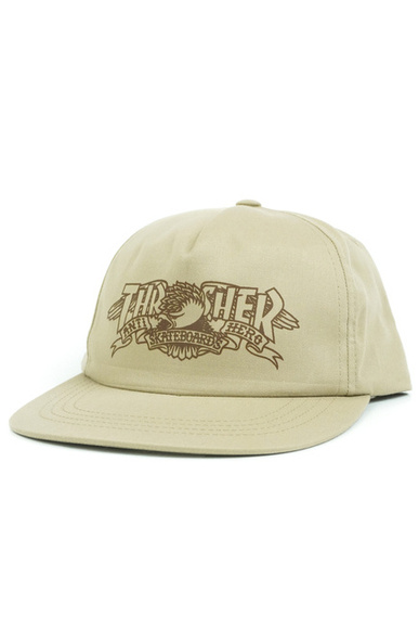 Kšiltovka Thrasher - Mag Banner Snapback (khaki)