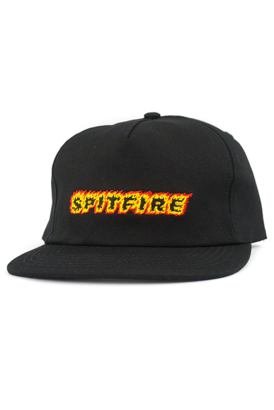 Kšiltovka Spitfire - Flames Script Snap (černá)