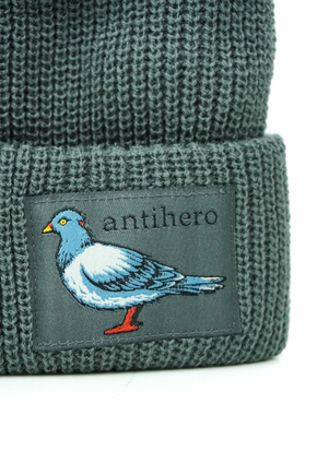 Kšiltovka Anti Hero - Lil Pigeon Label Cuff (dřevěné uhlí)
