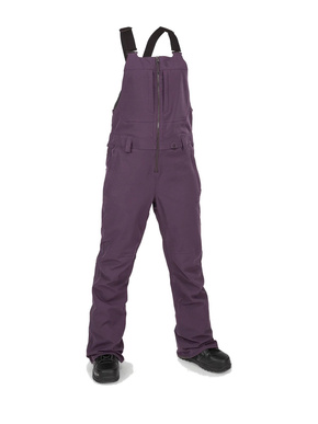 Dámské snowboardové kalhoty Volcom - Swift Bib Overall (blackberry)