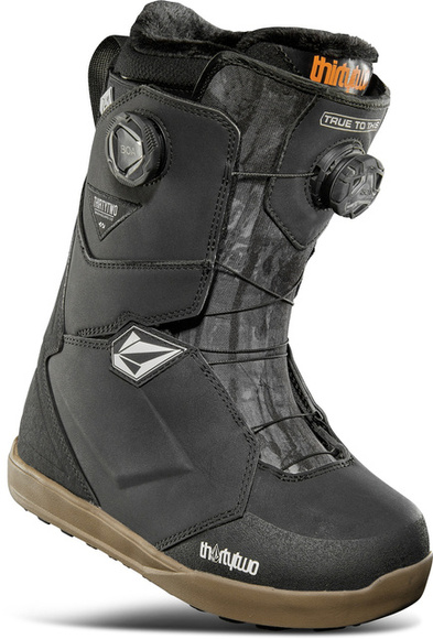 Dámské snowboardové boty ThirtyTwo - Lashed Double Boa x Volcom (black/grey/gum)