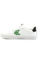 Boty Cariuma - SALVAS White Leather Green Logo and Black Sneaker 