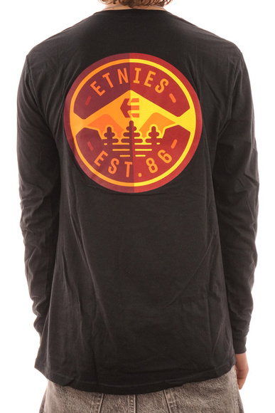 Etnies Longsleeve - 3 Pines (černá)