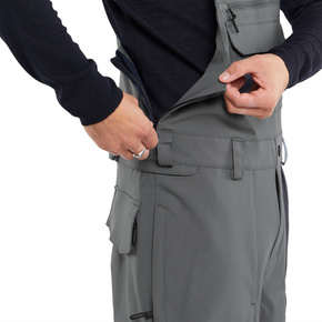 Snowboardové kalhoty Volcom - Roan BIB Overall (tmavě šedá)