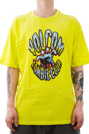 Tričko Volcom - V Zombie Hands (limetkové)