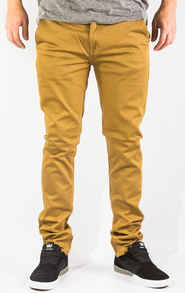 Kalhoty Kr3w - K Skinny Chino Antique Brass