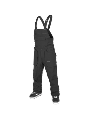 Snowboardové kalhoty Volcom - Roan BIB Overall (černé)