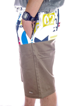Krátké kalhoty DGK - Eazy Street Chino Shorts Khaki