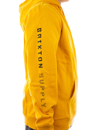 Mikina Brixton - Crest (zlatá záře)