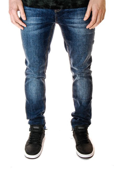 Kalhoty Etnies - E1 Slim Denim (Medium Vintage Wash)