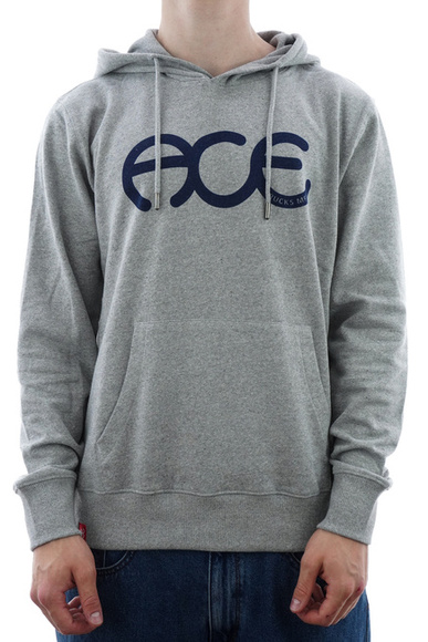 Ace - Mikina s kapucí Rings (šedá/modrá)
