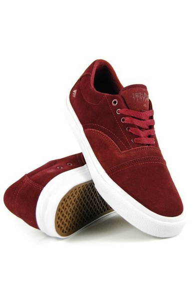 Boty Emerica - Provider burgundy/white