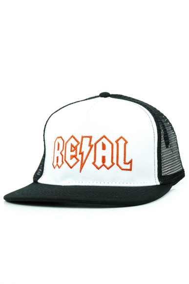 Real - Deeds Snapback čepice (bílá/černá/červená)