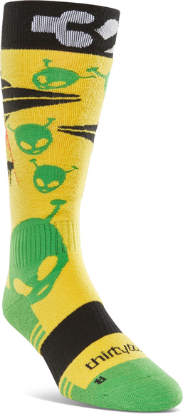 Thirty Two - TM Merino ponožky (černá/uhlí)