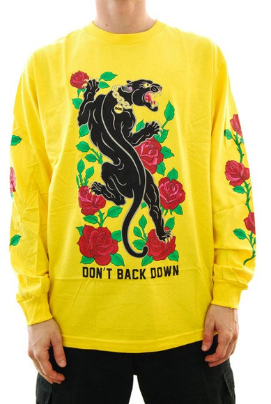 DGK Longsleeve - Neustupuj žlutá