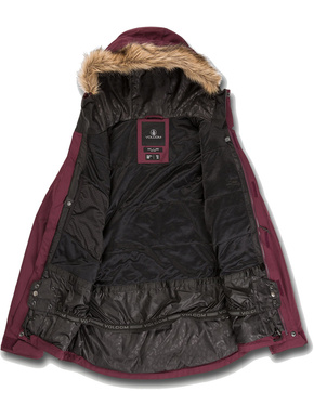Dámská snowboardová bunda Volcom - WMN Shadow Ins (merlot)