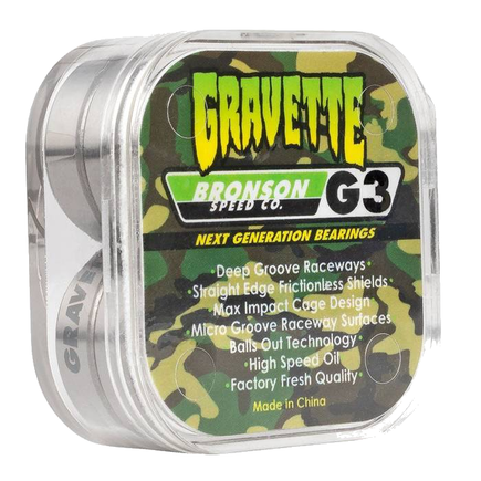 Ložiska Bronson - David Gravette Pro G3