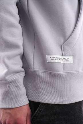 Mikina Elade - Hoodie Icon 3D light grey