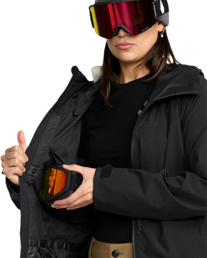 Dámská snowboardová bunda Volcom - Shelter 3D Stretch (lichen green)