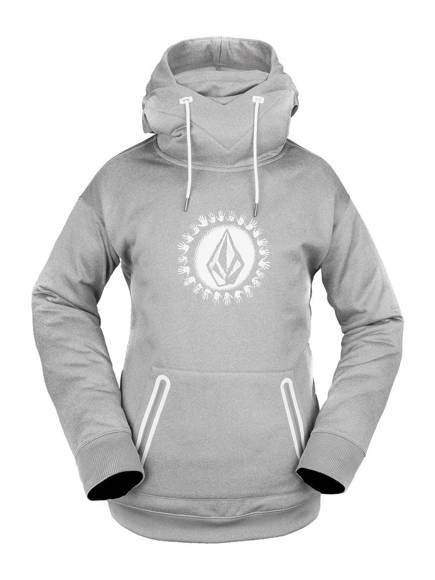Dámská snowboardová mikina Volcom - Spring Shred HD (heather grey)