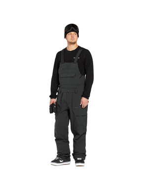 Snowboardové kalhoty Volcom - Roan BIB Overall (černé)